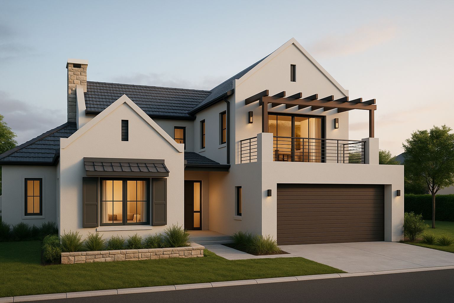 Bossenzicht Estate luxury home exterior at Haasendal