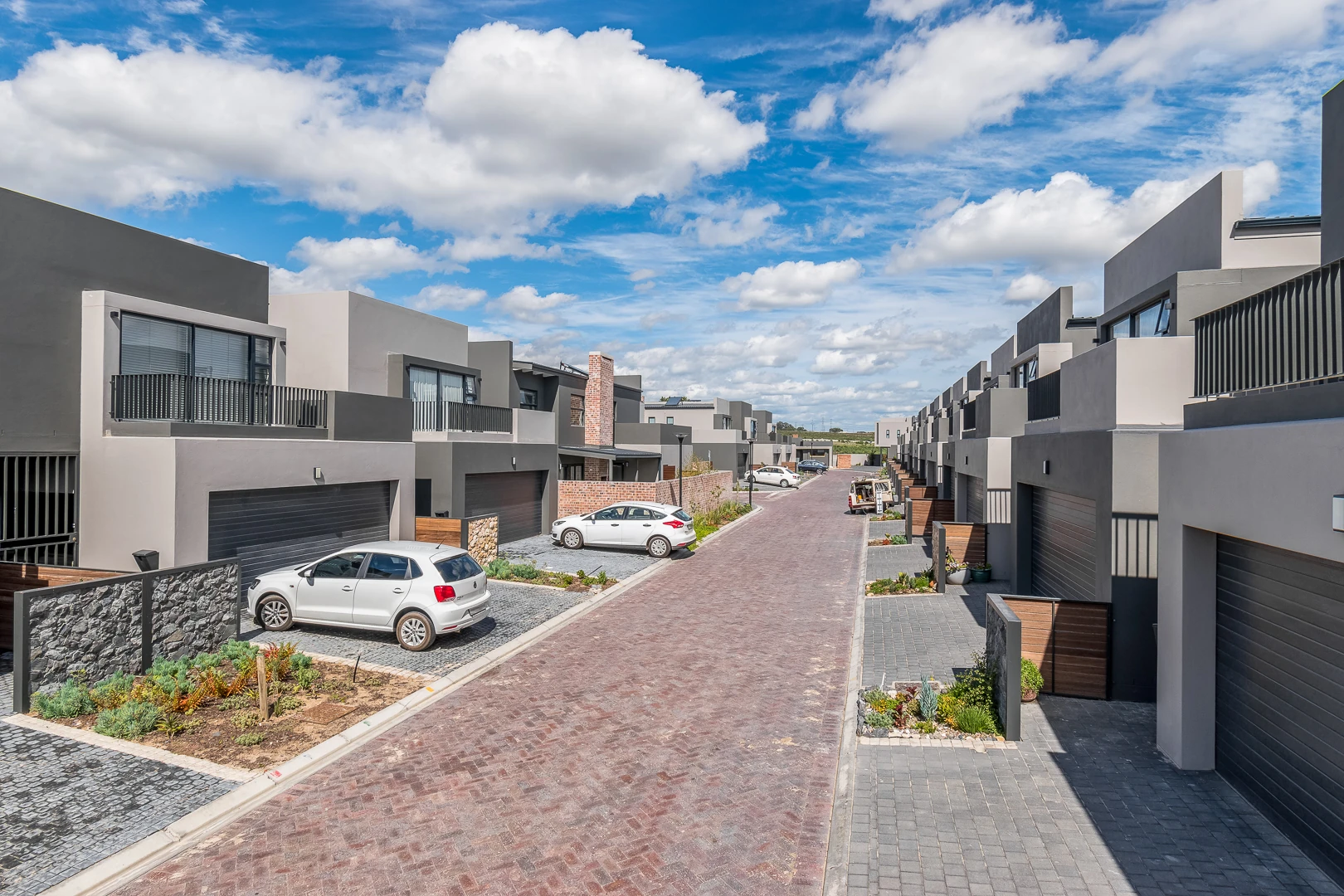 Greystone Village streetscape at Haasendal Estate